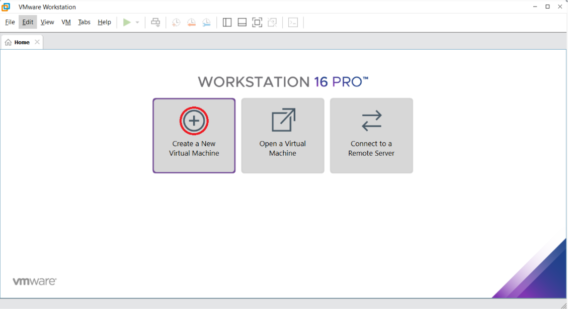 Hướng dẫn tạo máy ảo khi sử dụng VMware WorkStation 16.1.2